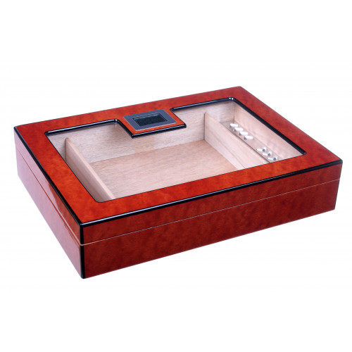 Хьюмидор Tom River со стеклом на 25 сигар (шт.) Хьюмидор Tom River со стеклом на 25 сигар (шт.)